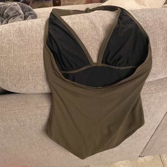 Olive green medium bathing suit GAP - Picture 5 of 6